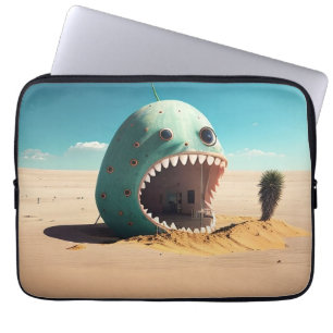 Desert monster house laptopschutzhülle