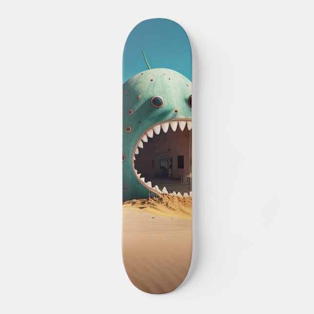 Desert monster house skateboard (Vorderseite)