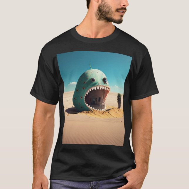 Desert monster house T-Shirt (Vorderseite)
