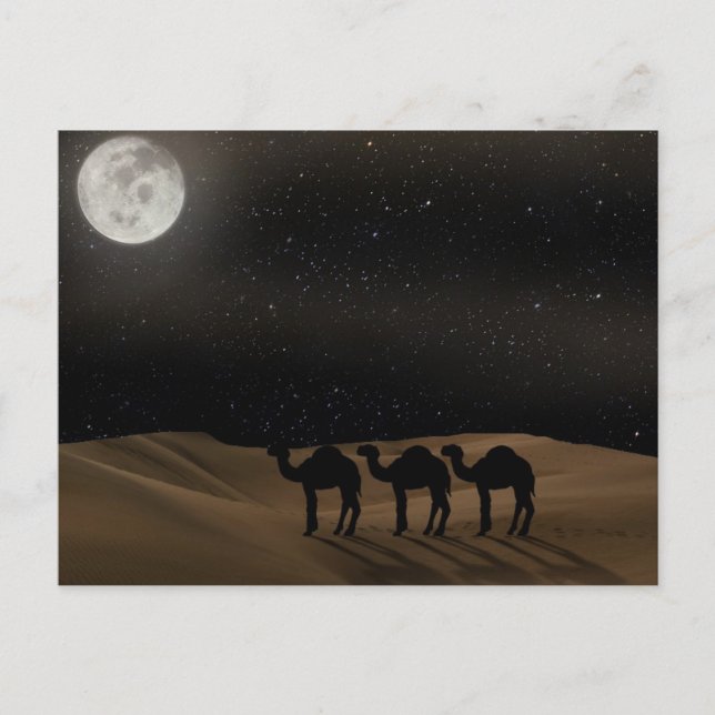 Desert Moon Postkarte (Vorderseite)