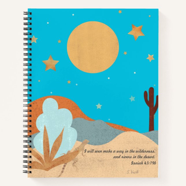 Desert Night Prayer Journal Notizbuch (Vorderseite)