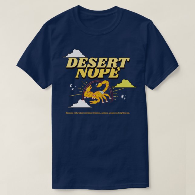 Desert Nope T-Shirt (Design vorne)