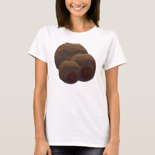 Desert Oasis Fraktal Potterie Abstrakte Kunst T-Shirt