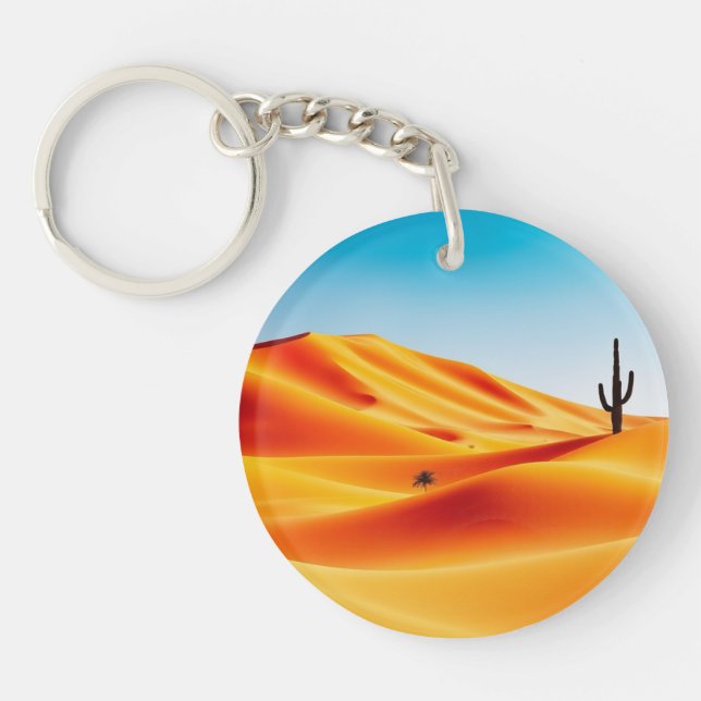 Desert Oasis Keychain Schlüsselanhänger (Vorderseite)