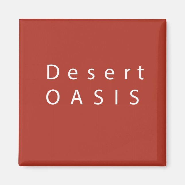 Desert OASIS Magnet (Vorne)