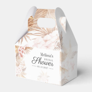 Desert Palms Pampas Grass Boho Brautparty Geschenkschachtel