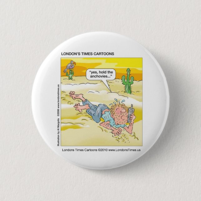 Desert Pizza Funny Mugs, T-Shirts, Karten & Gesche Button (Vorderseite)