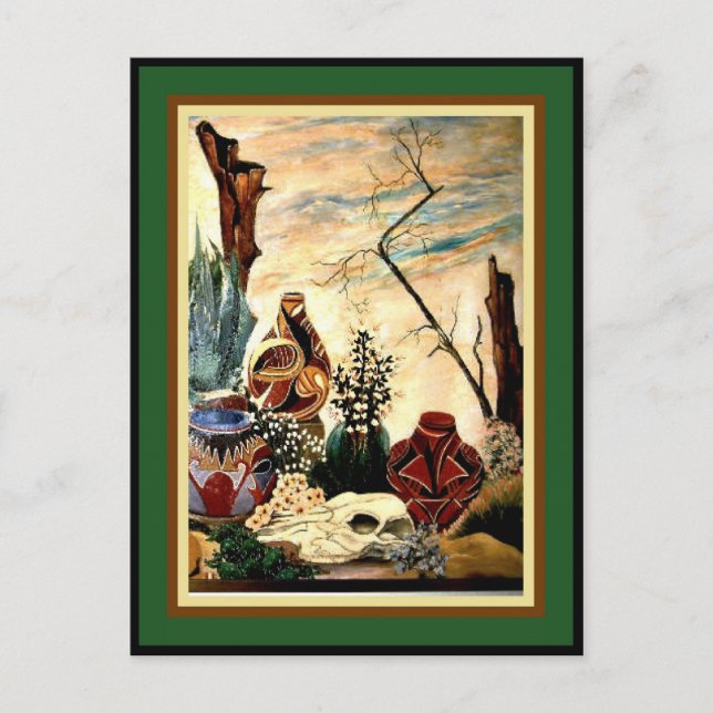 Desert Pottery - Fine Art Postkarte (Vorderseite)