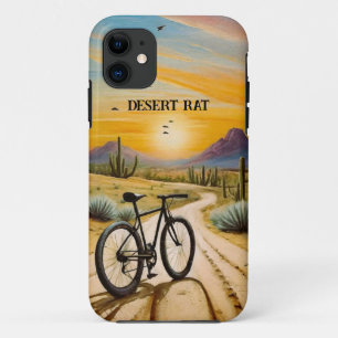 Desert Rat Cycling Mountainbike Sonnenuntergang Cu Case-Mate iPhone Hülle