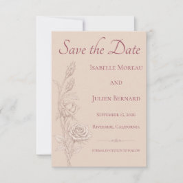 Desert Rose – Dune & Bloom Wedding Save The Date