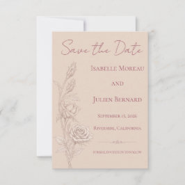 Desert Rose – Dune & Bloom Wedding Save The Date