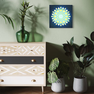 „Desert Rose Nocturne“ Leinwanddruck