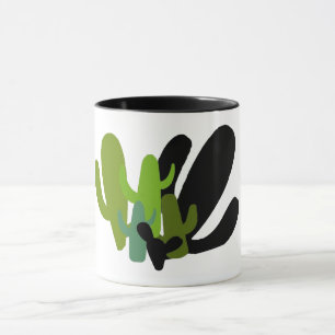 Desert Saguaro Cactus Retro Tasse