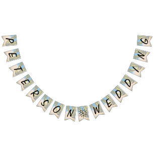 Desert Saguaro Cactus Wedding Probe Dinner Wimpelkette