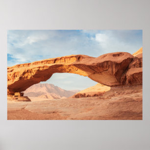 Desert Sand Stone Wadi Rum Jordan Poster
