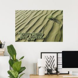 Desert Scripting Inspiration Poster