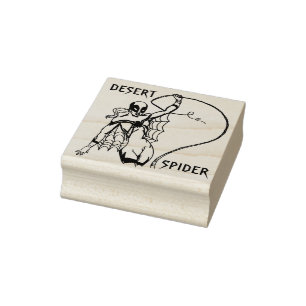 DESERT SPIDER - The Mystery Girls Super Heroine Gummistempel