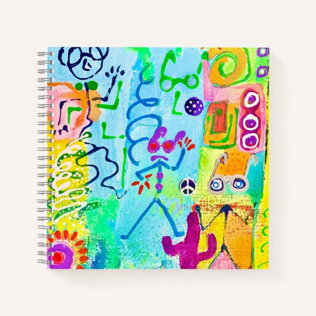 Desert Stick Zombies Notebook Notizbuch (Vorderseite)