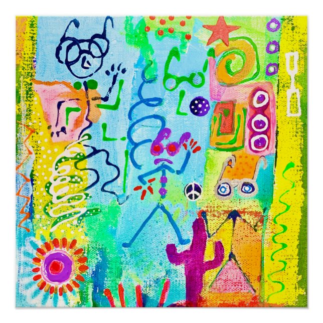 Desert Stick Zombies Perfect Poster (Vorderseite)