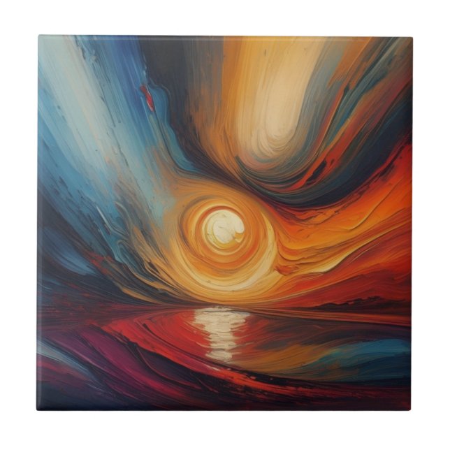 Desert Sun Fliese (Vorderseite)