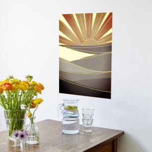 Desert Sun Foliendrucke