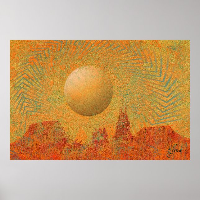 Desert Sun Poster (Vorne)