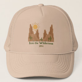 Desert Sunset Adventure Trucker Hat - Bachelorette Truckerkappe