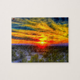 Desert Sunset Texas Puzzle