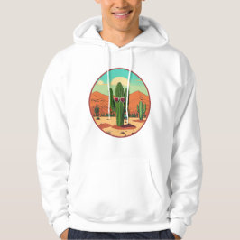 Desert Vibes Cactus Hoodie - Trendy Unisex Sweatsh