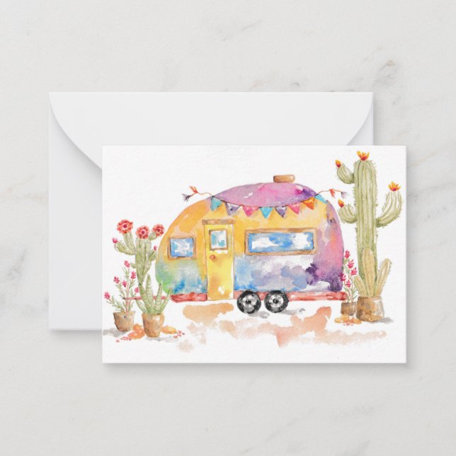 Desert Wanderlust Greeting Card Mitteilungskarte (Vorderseite)