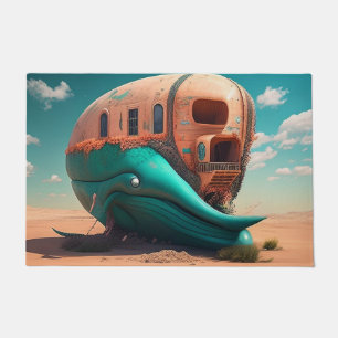 Desert Whale House Fußmatte