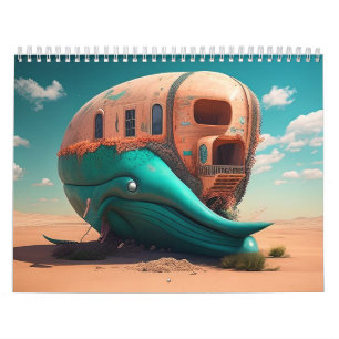 Desert whale house kalender