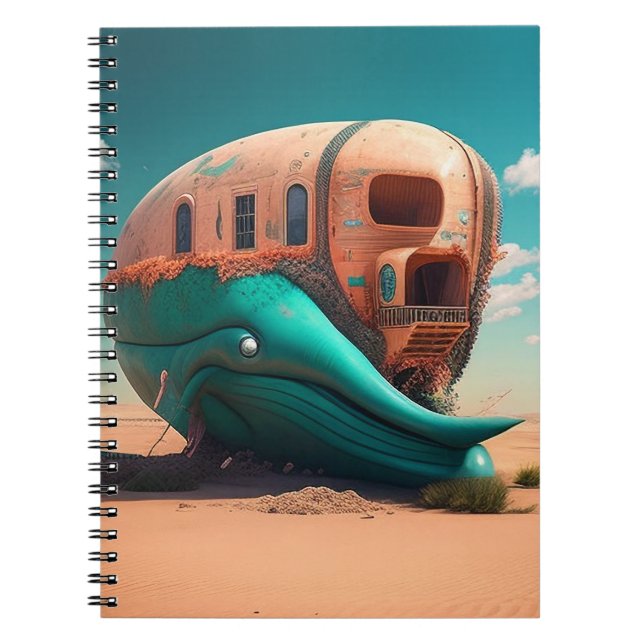 Desert Whale House Notizblock (Vorderseite)