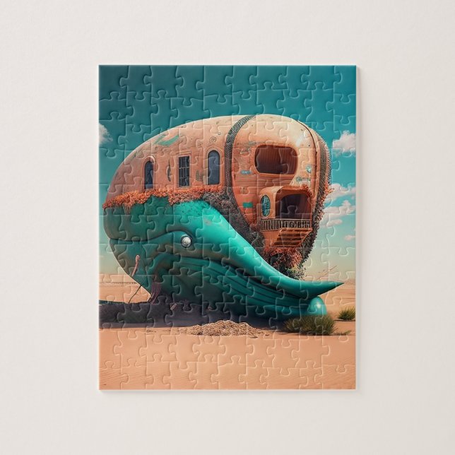 Desert Whale House Puzzle (Vertikal)