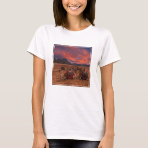 Deserts Camels Sinai Mountains Egypt T-Shirt
