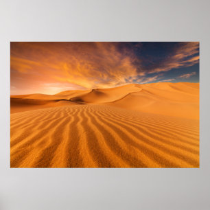 Deserts Desert in the United Arab Emirates Poster