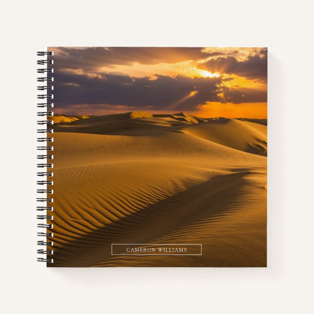 Deserts | Landscape of Sand Dunes Notizbuch (Vorderseite)