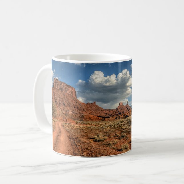 Deserts Professor Valley Near Moab, Utah Kaffeetasse (Vorderseite Links)