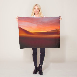 Deserts   Rolling Desert Landscape Fleecedecke