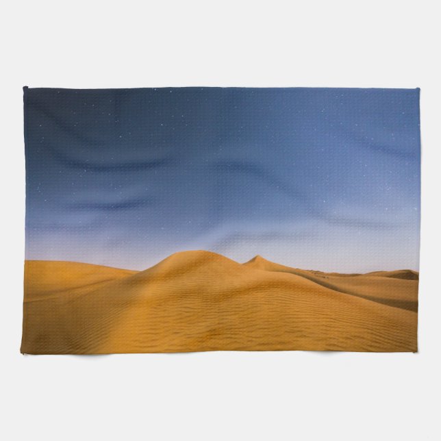 Deserts | Wahiba Sands, Oman Geschirrtuch (Horizontal)
