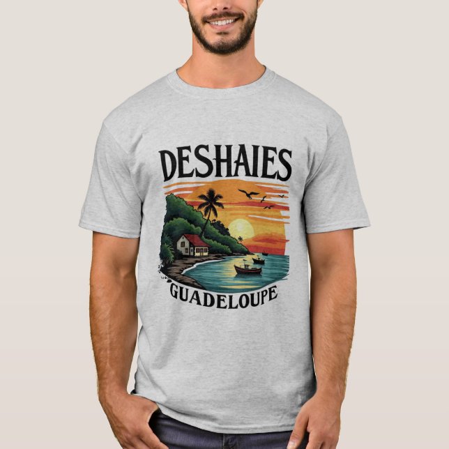 DESHAIES GUADELOUPE T-Shirt (Vorderseite)