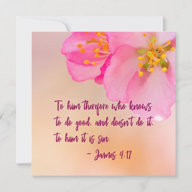 Deshalb an ihn, wer Christliche Blüte kennt (Vorderseite)