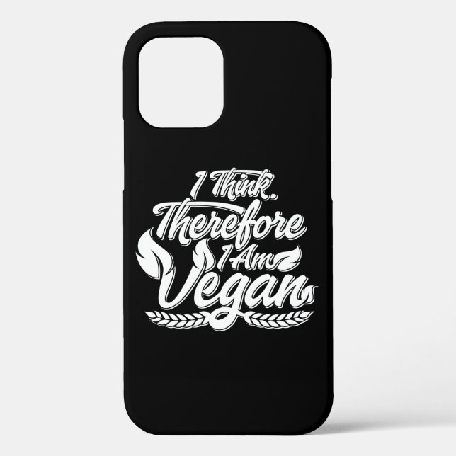 Deshalb bin ich Vegan Case-Mate iPhone Hülle (Rückseite)