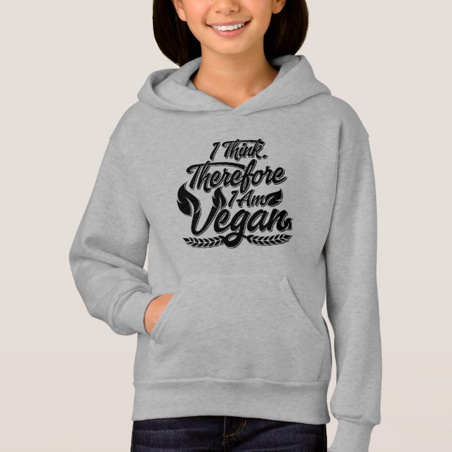 Deshalb bin ich Vegan Hoodie (Vorderseite)
