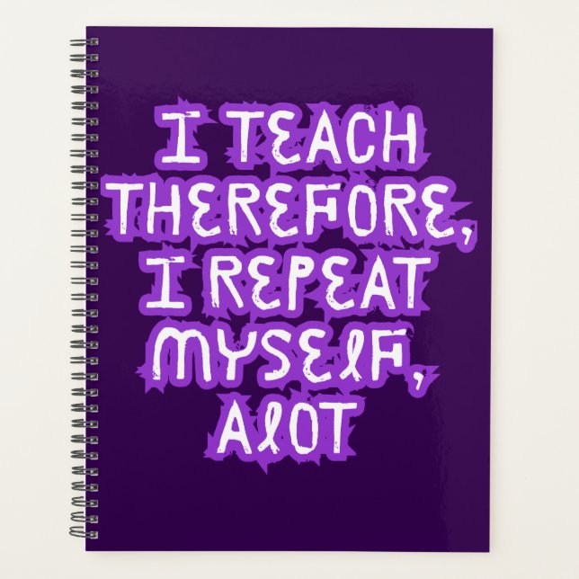 Deshalb lehre ich mich selbst planer (Vorderseite)