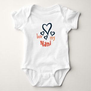 Desi Baby Onsie - Luv mein Nani 1 Baby Strampler