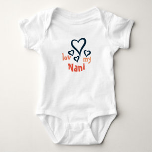 Desi Baby Onsie - Luv mein Nani 1 Strampler