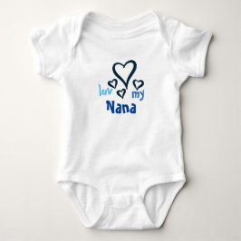 Desi Baby Onsie - Luv meine Nana 1 Strampler