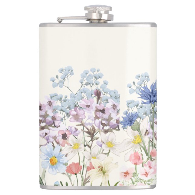 Desi Floral Coffee Tasse Flachmann (Vorderseite)