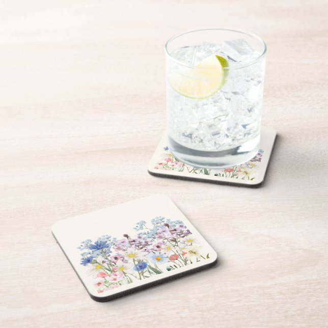 Desi Floral Getränkeuntersetzer (Rechte Seite)